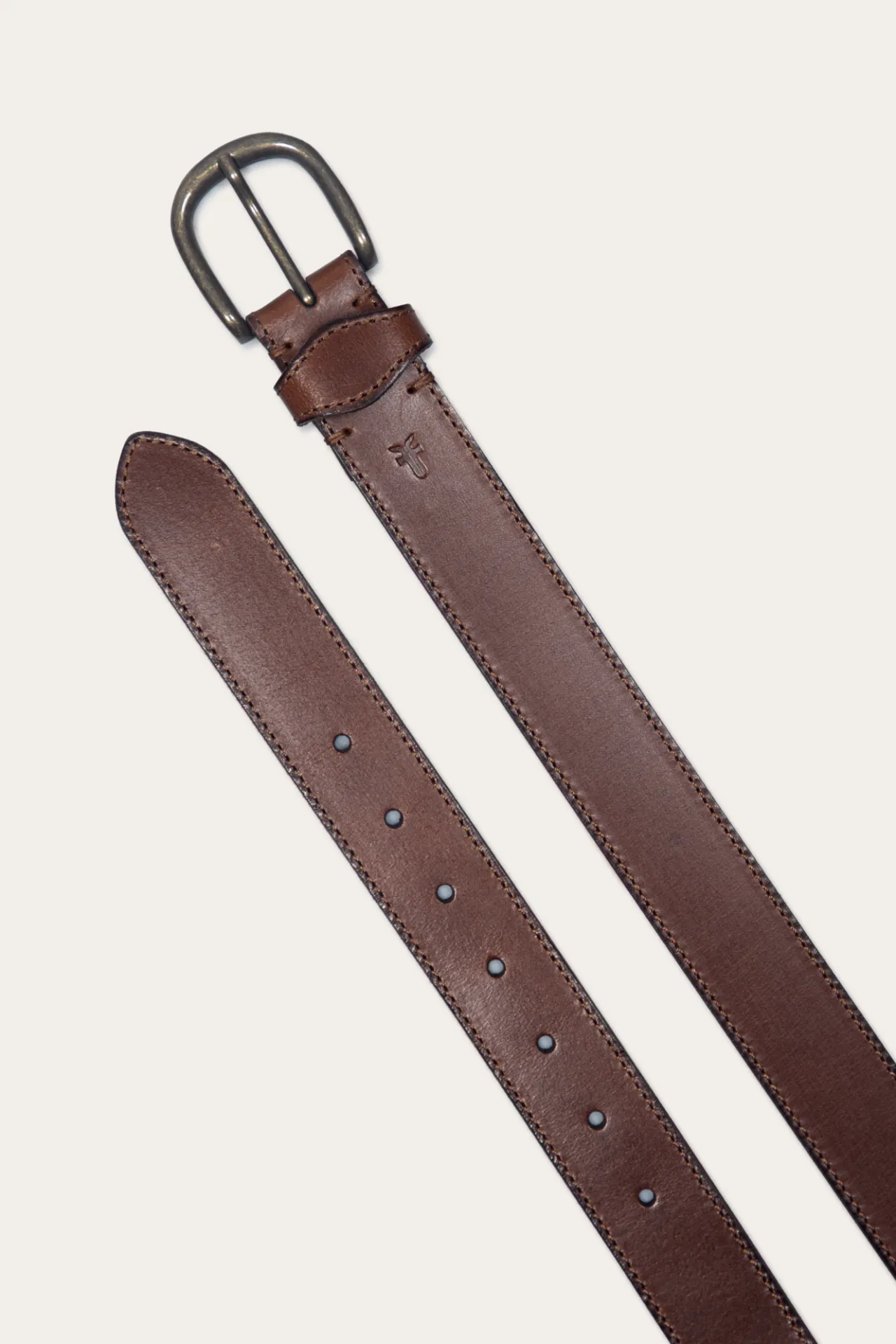 Frye Belts^35mm Stitched Edge Belt With Shaped Keeper