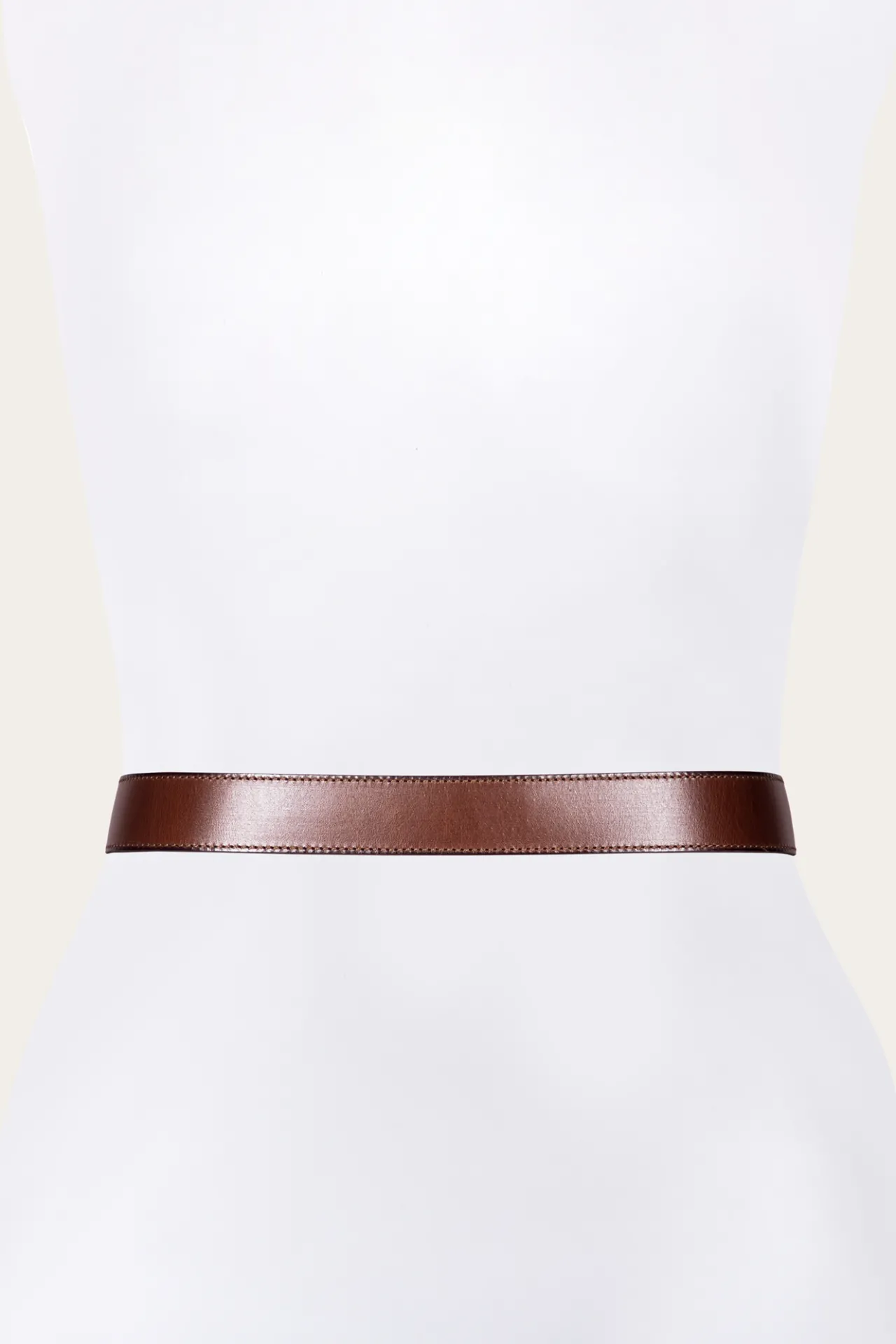 Frye Belts^35mm Stitched Edge Belt With Shaped Keeper