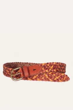Frye Belts^35MM Tonal Woven Leather Belt