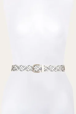 Frye Belts^35MM Tonal Woven Leather Belt