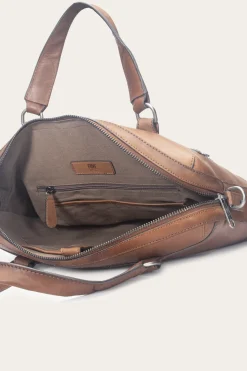 Frye Bags^Nash Briefcase Cognac