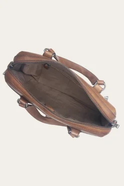 Frye Bags^Nash Briefcase Cognac