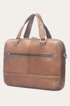 Frye Bags^Nash Briefcase Cognac