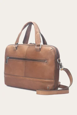 Frye Bags^Nash Briefcase Cognac
