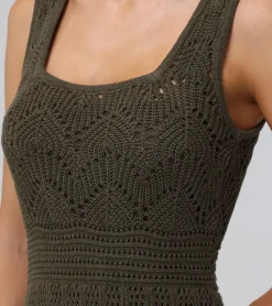 Frye Dresses^Open Stitch Maxi Sweater Dress