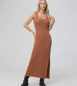 Frye Dresses^Open Stitch Maxi Sweater Dress