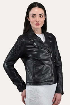 Frye Leather Jackets^Oxblood Biker Jacket