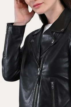 Frye Leather Jackets^Oxblood Biker Jacket