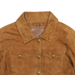 Frye Leather Jackets^Oxblood Fringed Jacket