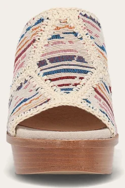 Frye Sandals^Pipa Crochet Platform Sandal