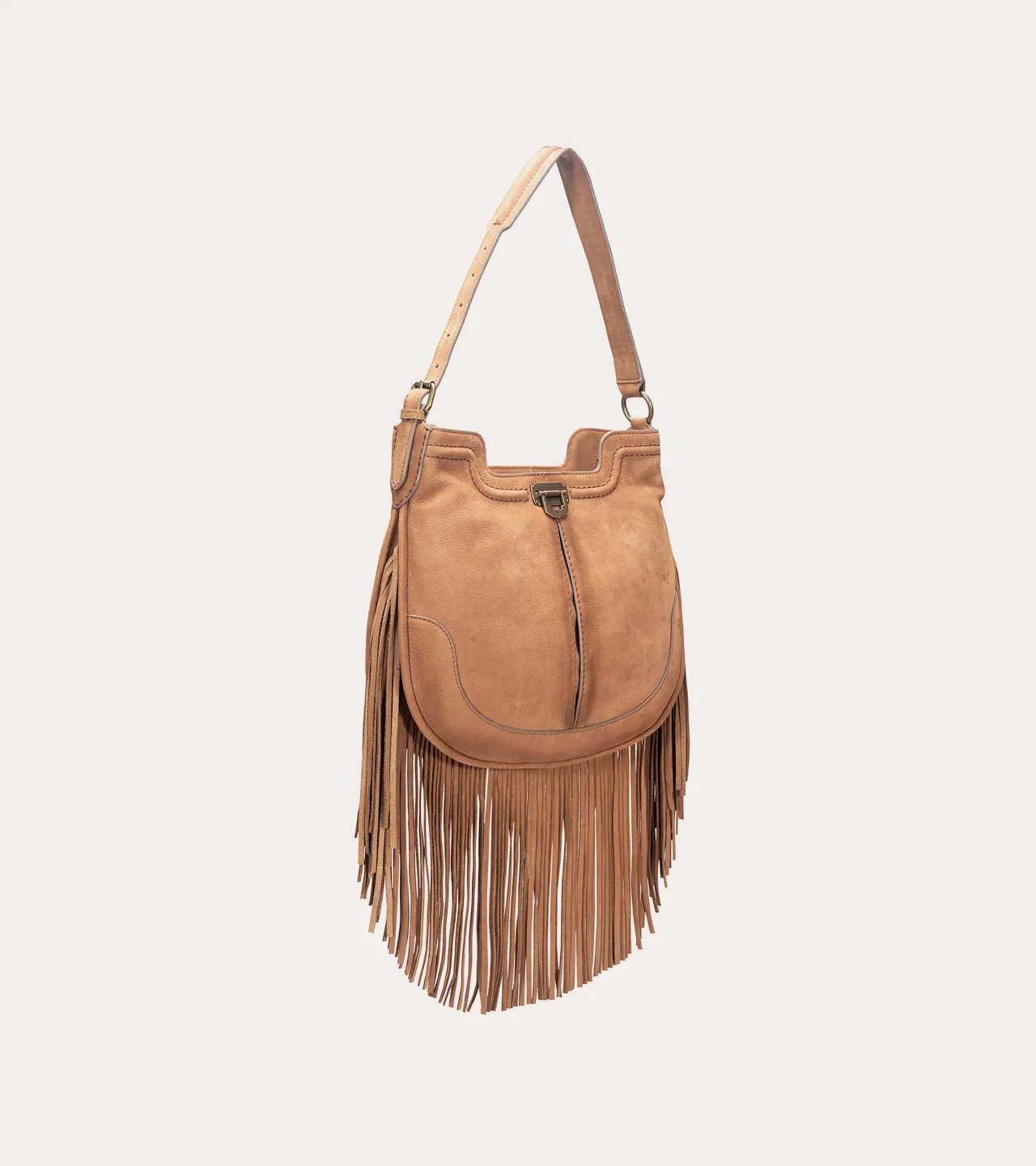 Frye Handbags^Piper Fringe Hobo Cognac
