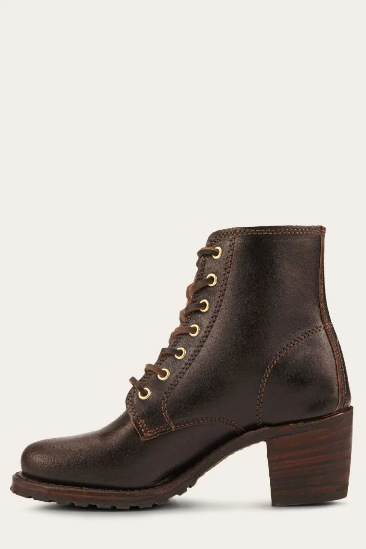 Frye Booties^Sabrina 6G Lace Up - 160Th Brown