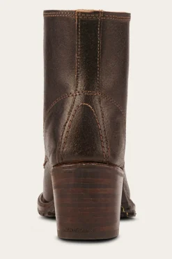 Frye Booties^Sabrina 6G Lace Up - 160Th Brown