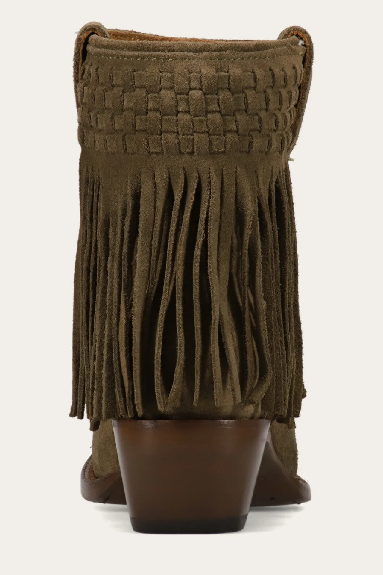 Frye Booties^Sacha Short Fringe Bootie