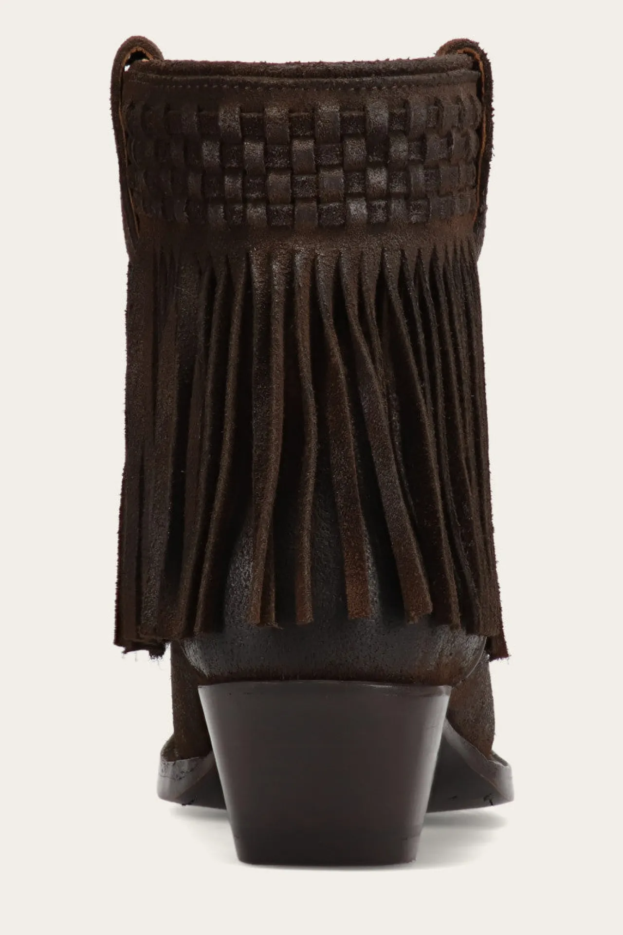 Frye Booties^Sacha Short Fringe Bootie