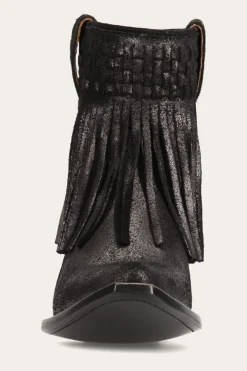 Frye Booties^Sacha Short Fringe Bootie