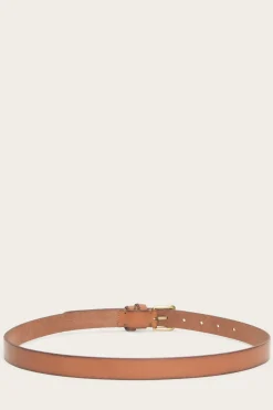 Frye Belts^Skinny Wrapped Keeper Belt Tan