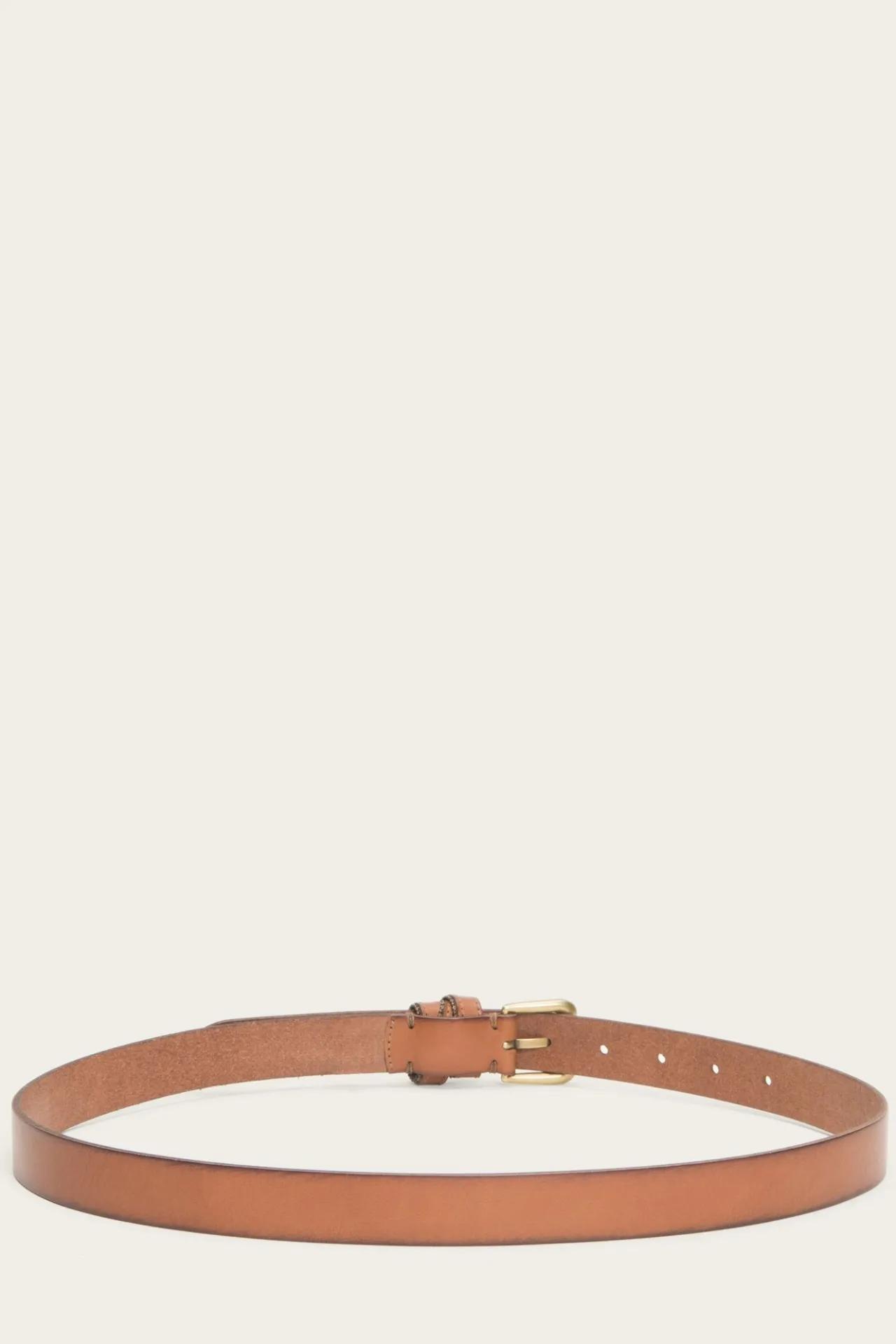 Frye Belts^Skinny Wrapped Keeper Belt Tan